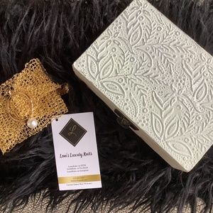 Hand Knit Gold wire bracelet…one of a kind.